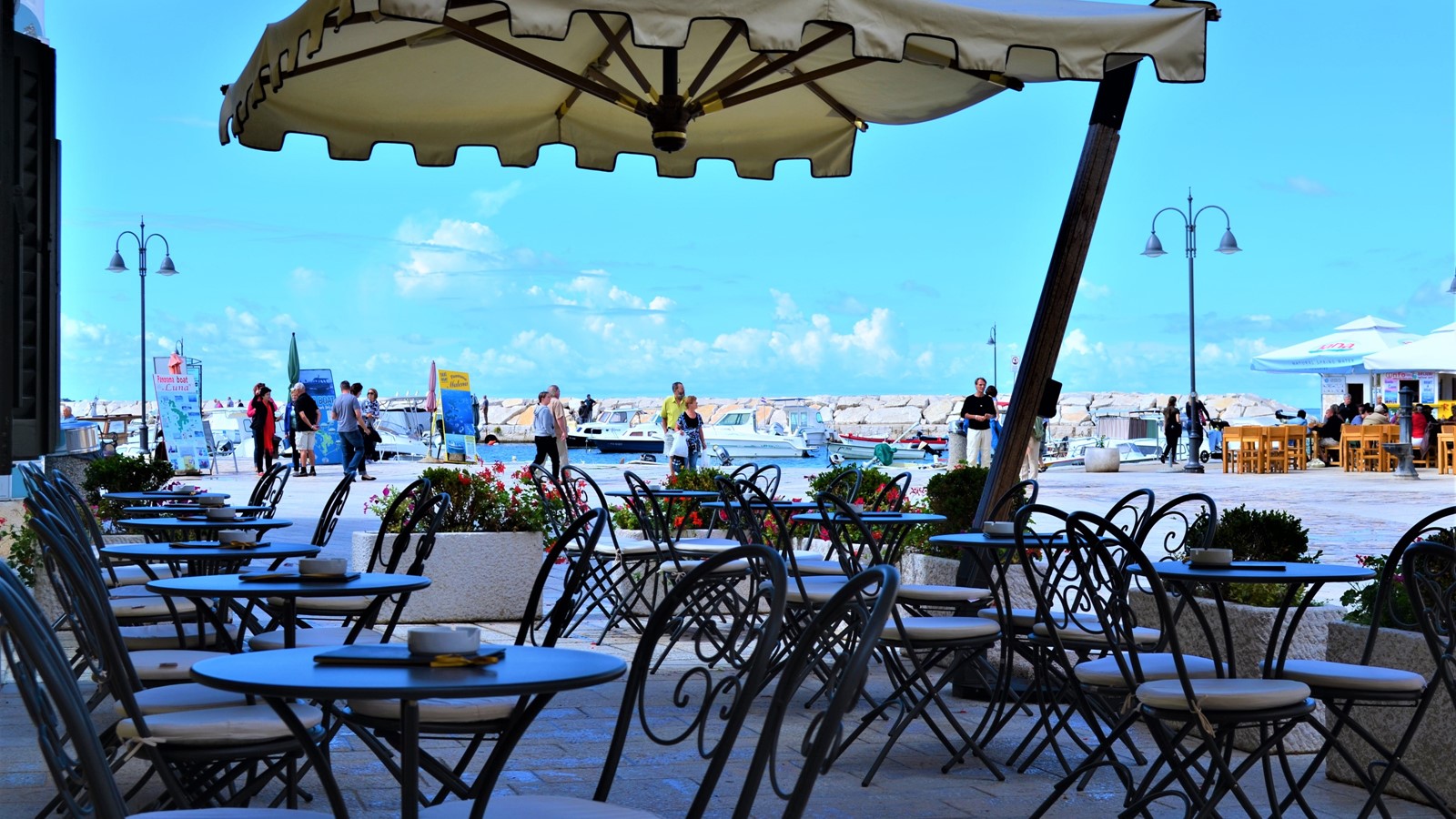 Terrasse mit Meerblick Fažana