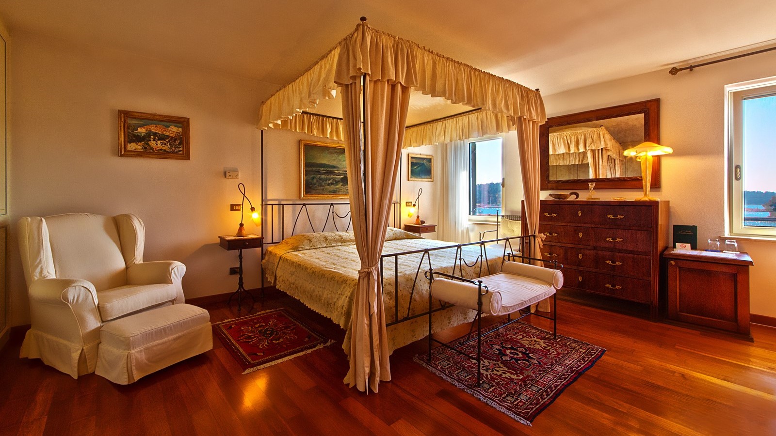 Zimmer mit Meerblick Villa Tuttorotto